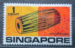 Poštová známka Singapur 1969 Indický buben Mi# 107