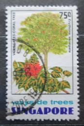 Poštová známka Singapur 1976 Lagerstroemia flos-reginae Mi# 248