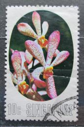 Potov znmka Singapur 1976 Orchidej Mi# 250