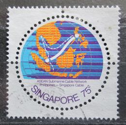 Potov znmka Singapur 1978 Mapa Mi# 313 - zvi obrzok