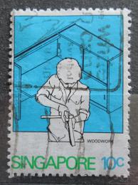 Potov znmka Singapur 1981 Truhl Mi# 377 - zvi obrzok