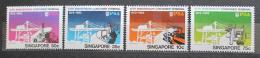 Poštové známky Singapur 1982 Kontejnerový pøístav, 10. výroèie Mi# 406-09