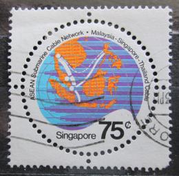 Potov znmka Singapur 1983 Mapa Mi# 435 - zvi obrzok