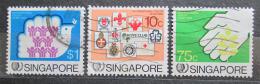 Potov znmky Singapur 1985 Medzinrodn rok mldee Mi# 487-89 - zvi obrzok