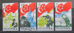 Poštové známky Singapur 1987 Branná povinnost, 20. výroèie Mi# 527-30