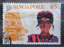 Poštová známka Singapur 1990 Indická taneènice Mi# 613 Kat 9.50€