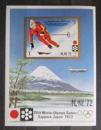 Poštová známka Adžmán 1971 ZOH Sapporo Mi# Block 335 Kat 10€