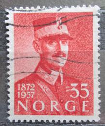 Poštová známka Nórsko 1957 Krá¾ Haakon VII. Mi# 416