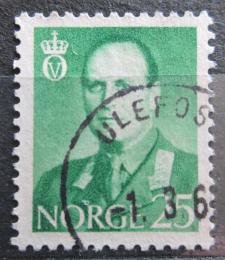 Poštová známka Nórsko 1958 Krá¾ Olav V. Mi# 418
