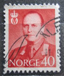 Poštová známka Nórsko 1958 Krá¾ Olav V. Mi# 420