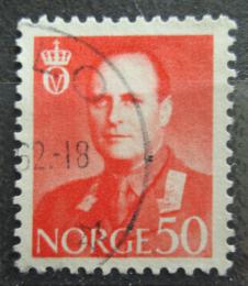 Poštová známka Nórsko 1962 Krá¾ Olav V. Mi# 474