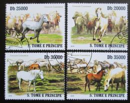 Poštové známky Svätý Tomáš 2010 Kone Mi# 4363-66 Kat 10€