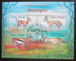 Poštové známky Svätý Tomáš 2013 Gazely Mi# 5116-19 Kat 10€ - zväèši� obrázok
