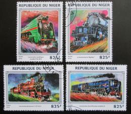 Potov znmky Niger 2016 Parn lokomotvy Mi# 4442-45 Kat 13
