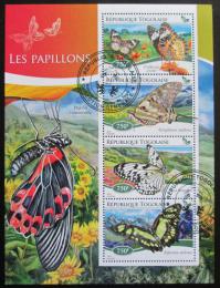 Poštové známky Togo 2014 Motýle Mi# 6397-6400 - zväèši� obrázok