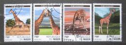 Poštové známky Niger 2015 Žirafy Mi# 3823-26 Kat 12€