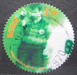 Poštová známka Nórsko 2002 Futbalový svaz, 100. výroèie Mi# 1427