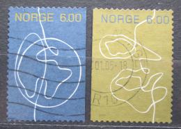 Poštové známky Nórsko 2004 Od èlovìka k èlovìku Mi# 1488-89