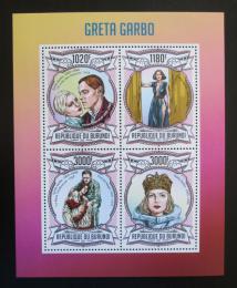 Poštové známky Burundi 2013 Greta Garbo Mi# 3038-41 Kat 9.90€ - zväèši� obrázok