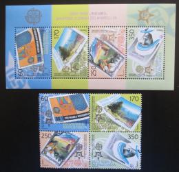 Poštové známky Macedónsko 2005 Európa CEPT Mi# 370-73, Block 13 Kat 60€