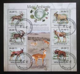Potov znmky Mozambik 2010 Antilopy a gazely Mi# 3554-59