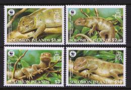 Poštové známky Šalamúnove ostrovy 2005 Scink šalamounský Mi# 1282-85 Kat 5.50€