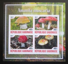Poštové známky Gabon 2017 Huby neperf. Mi# N/N