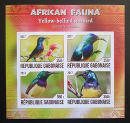 Poštové známky Gabon 2017 Strdimil promìnlivý neperf. Mi# N/N
