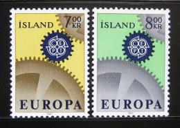Poštové známky Island 1967 Európa CEPT Mi# 409-10