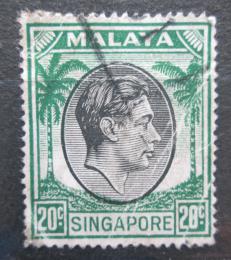 Poštová známka Singapur 1949 Krá¾ Juraj VI. Mi# 12 C