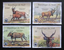 Poštové známky Mali 1986 Antilopa losí, WWF 040 Mi# 1078-81