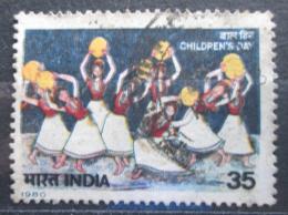 Poštová známka India 1980 Tancující dìti Mi# 846