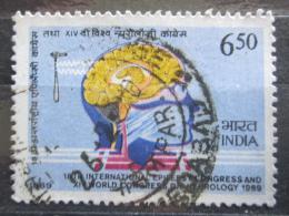 Poštová známka India 1989 Kongres léèby epilepsie Mi# 1237