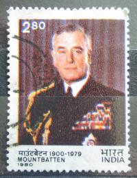 Poštová známka India 1980 Admirál Louis Mountbatten Mi# 1838 Kat 3.50€