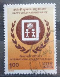 Poštová známka India 1979 Medzinárodný rok dìtí Mi# 785