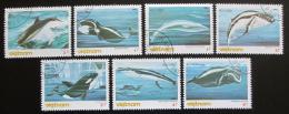 Poštové známky Vietnam 1985 Morské cicavce Mi# 1626-32