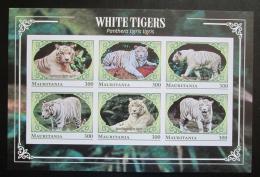 Poštové známky Mauritánia 2018 Tiger indický neperf. Mi# N/N