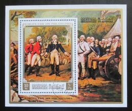 Poštová známka Manáma 1971 Generál Burgoyne Mi# Block 158 A