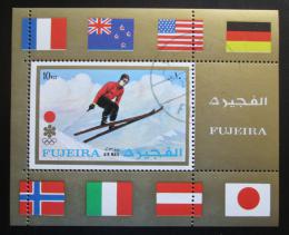 Poštová známka Fudžajra 1972 ZOH Sapporo Mi# Block 87 A