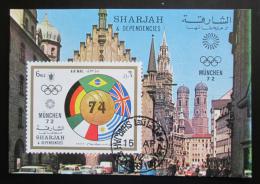 Poštovní známka Šardžá 1972 LOH Mnichov, MS ve fotbale Mi# Block 122