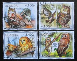 Poštové známky Uganda 2012 Sovy Mi# 2795-98 Kat 13€