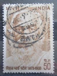 Poštová známka India 1973 Vithaelbhai Patel, politik Mi# 576