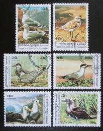 Poštové známky Kambodža 2000 Moøští ptáci Mi# 2078-83