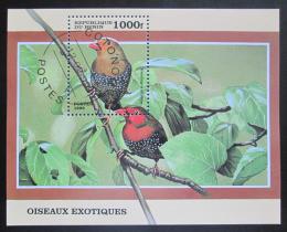 Poštová známka Benin 1999 Vtáci Mi# Block 45