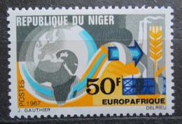 Potov znmka Niger 1967 EUROPAFRIQUE Mi# 167 - zvi obrzok
