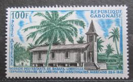 Poštová známka Gabon 1967 Protestantský kostol Mi# 287