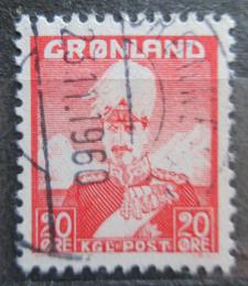 Poštová známka Grónsko 1946 Krá¾ Christian X. Mi# 26