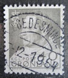 Poštová známka Grónsko 1964 Krá¾ Frederik IX. Mi# 55