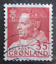 Poštová známka Grónsko 1964 Krá¾ Frederik IX. Mi# 54