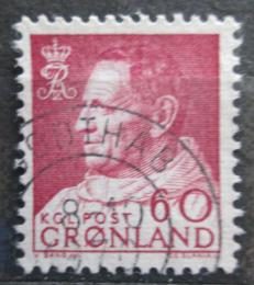 Poštová známka Grónsko 1968 Krá¾ Frederik IX. Mi# 69